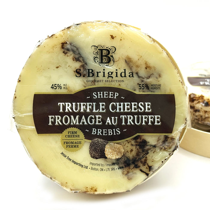 S.Brigida Baby Sheep Cheese With Truffle ( 190 G X 12 )