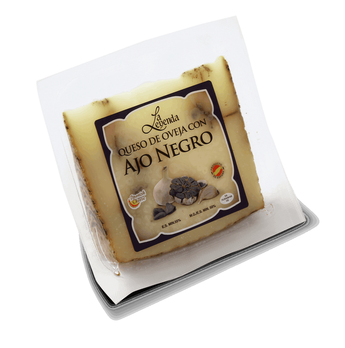 Black Garlic Manchego Sheep Cheese Wedges (14x150g)
