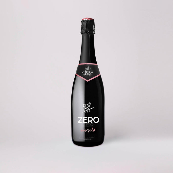Cipriani Zero Zero Rose Gold Alcohol Free Sparkling Wine ( 750 mL X 6 )