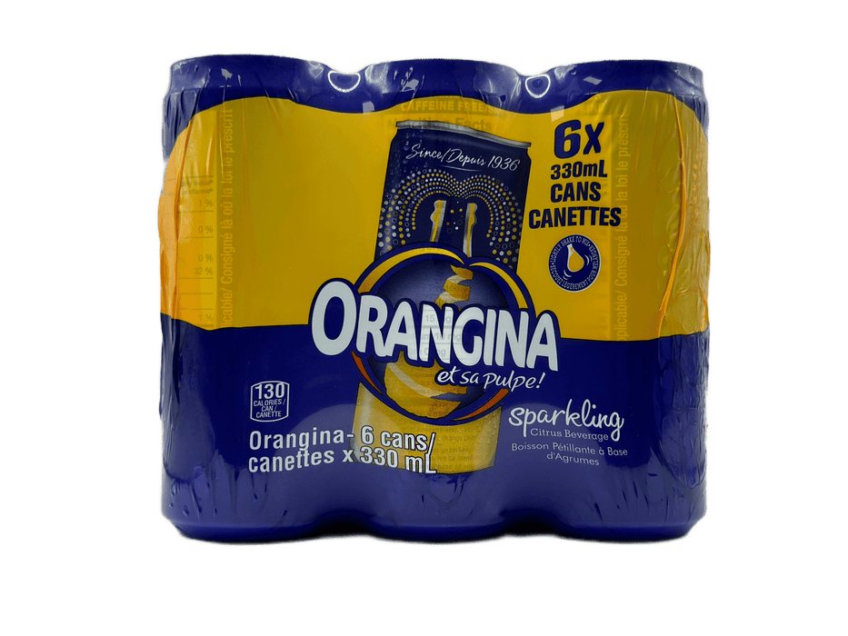 Orangina Sparkling Citrus Beverage ( 4*6 X 330 mL )
