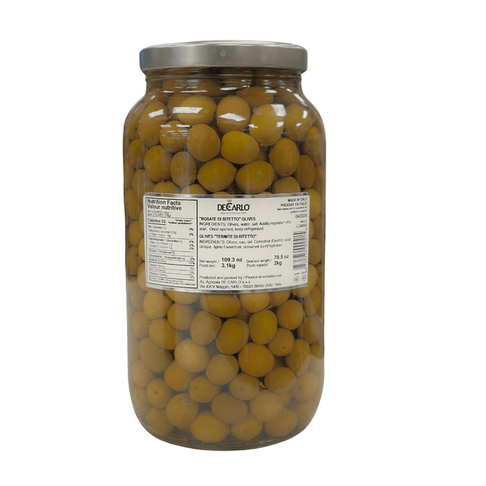 DeCarlo Bitetto Olives ( 3.1 L X 4 )