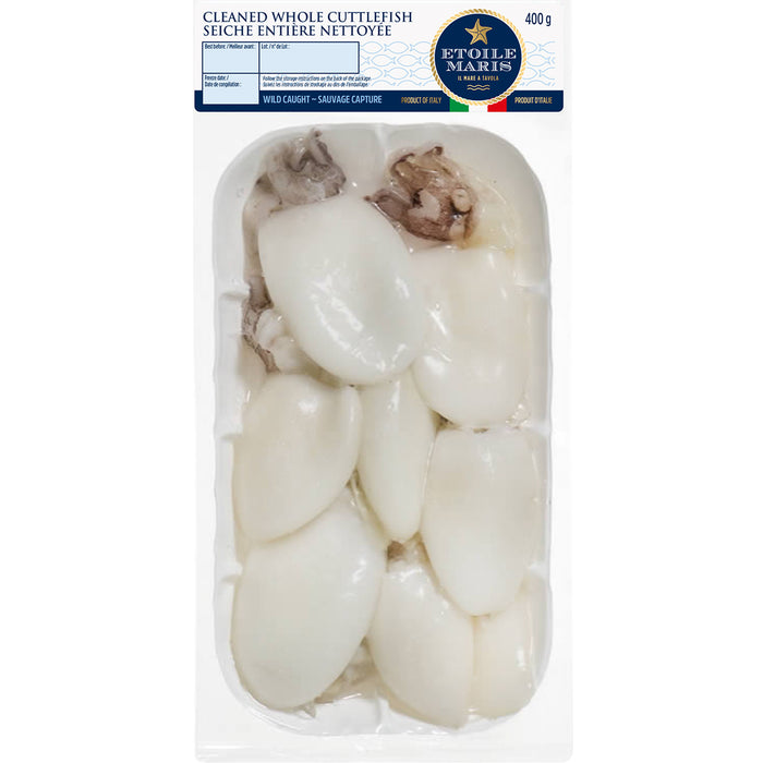 Cleaned whole cuttlefish ( 400 G X 12 )