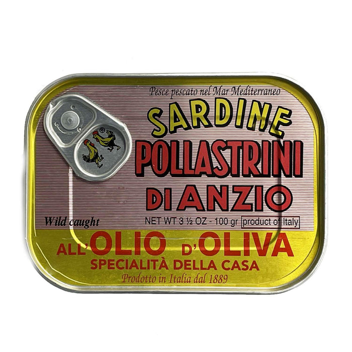 Pollasstrini Sardines In Olive Oil ( 100 G X 10 )