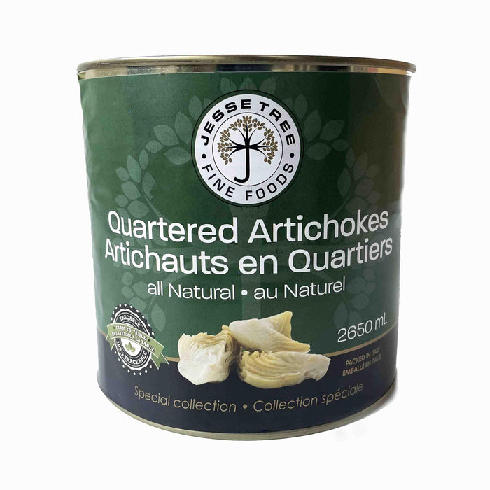 JT Artichokes Quarters In Brine ( 6 X 2.6 L )