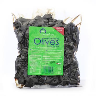 Oven Baked Black Olives ( Vacuum Pack) ( 10 X 1 Kg )