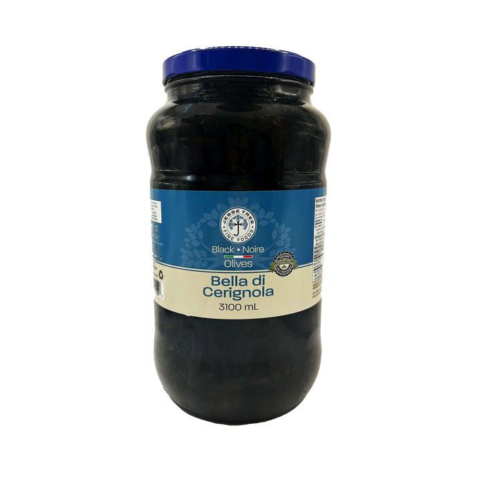 Black Bella Di Cerignola Olives ( 3.1 L X 4 )
