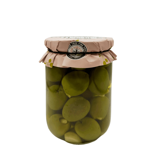 Spanish Garlic Olives (Glass) ( 580 mL X 12 )