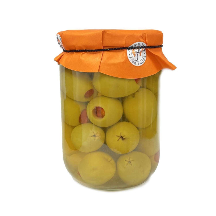 Spanish Natural Pepper stuffed Olives (12x580mL)