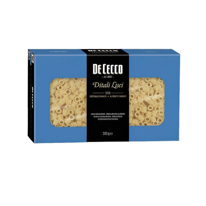 De Cecco Ditali Lisci Pasta (12x500g)