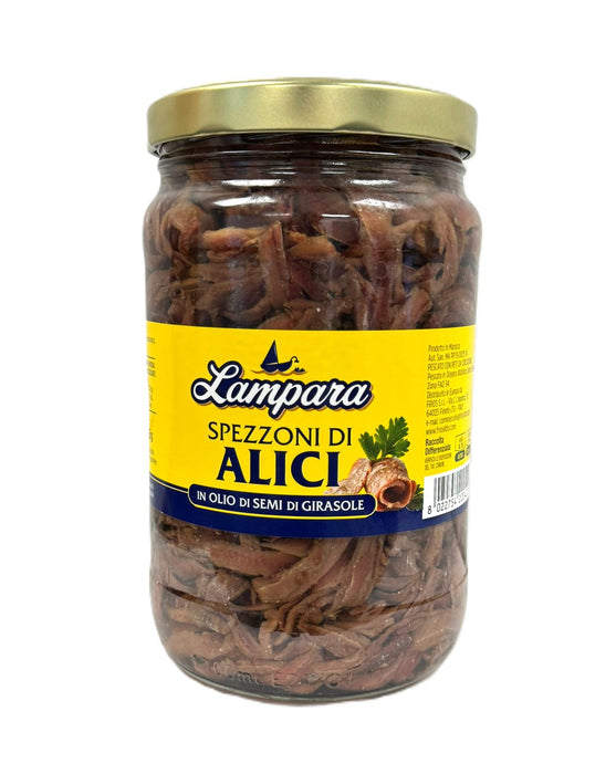 Anchovies in oil (1.7kgx6)