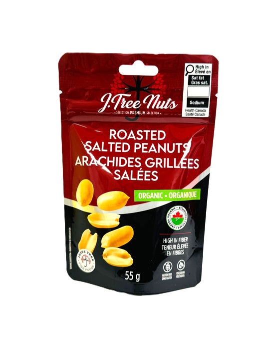 JT Organic Roasted Salted Blanched Peanut ( 15 X 55 G )