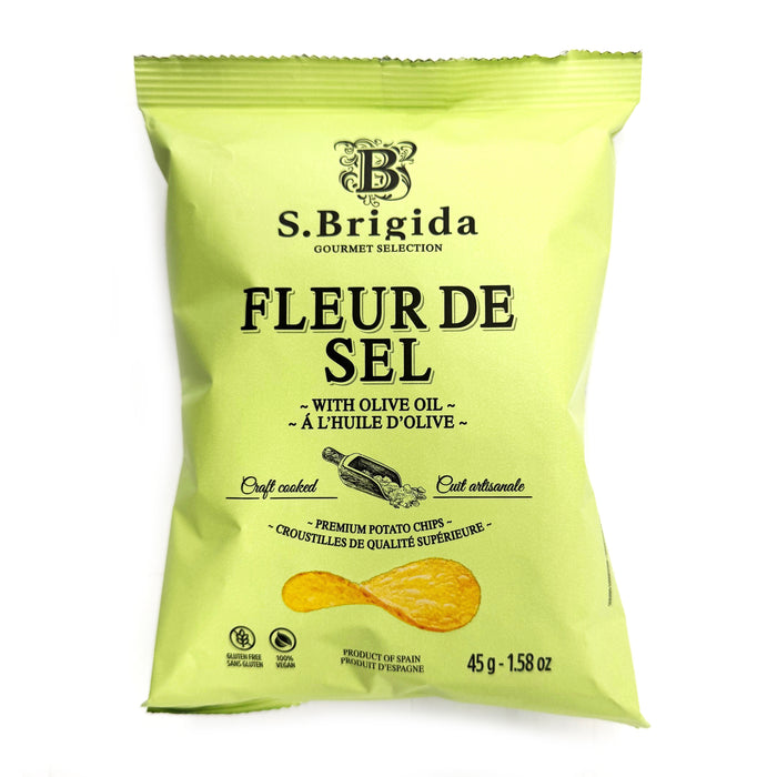 S.Brigida Fleur De Sel and Olive Oil Chips ( 45 G X 25 )