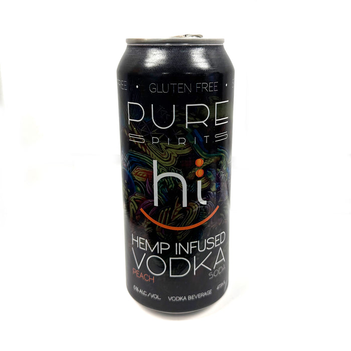 Pure Spirits Vodka Peach Seitzer ( 473 mL X 24 )