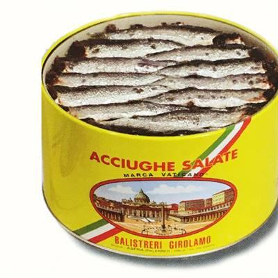 Salted Anchovies Tin ( 5 Kg X 4 )