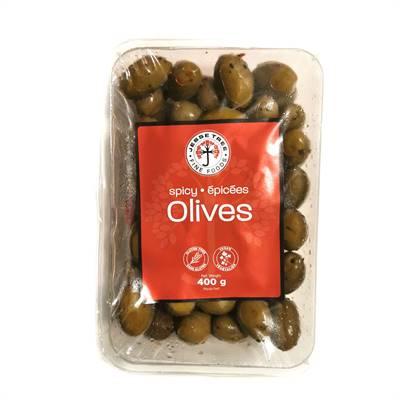 Spicy Halkidiki Olives (16 x 400 g)