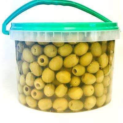 Pitted Green Gordal Olives ( 8 Kg X 1 )