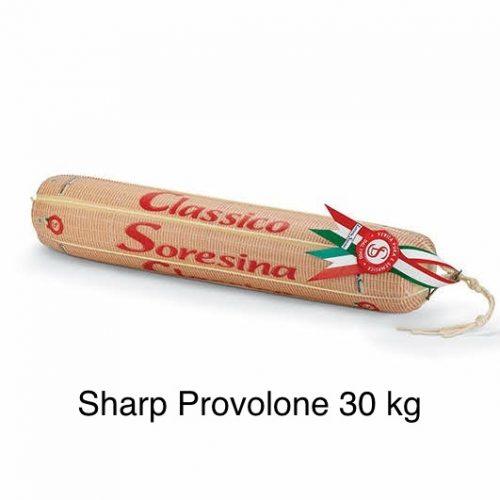 Sharp Provolone Piccante Cheese Log (1 x 32 kg)
