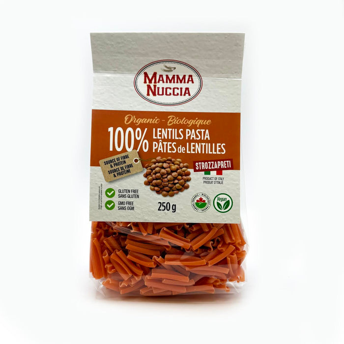 Mamma Nuccia Organic Red Lentils Gluten-Free Pasta (10 x 250 g)