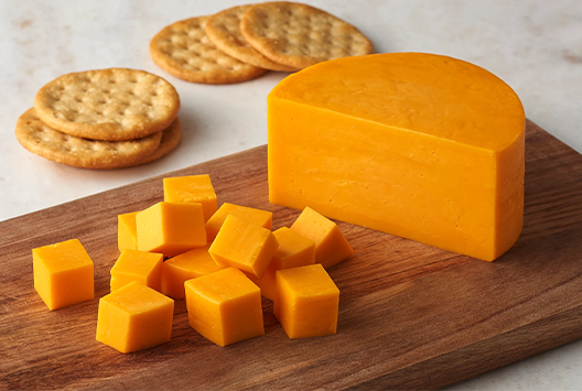 Orange Cheddar Cheese (4 x 1.5 kg) — Jesse Tree Fine Foods