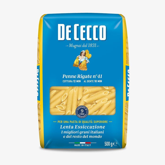 De Cecco Penne Rigate n° 41 Pasta (24x500g)