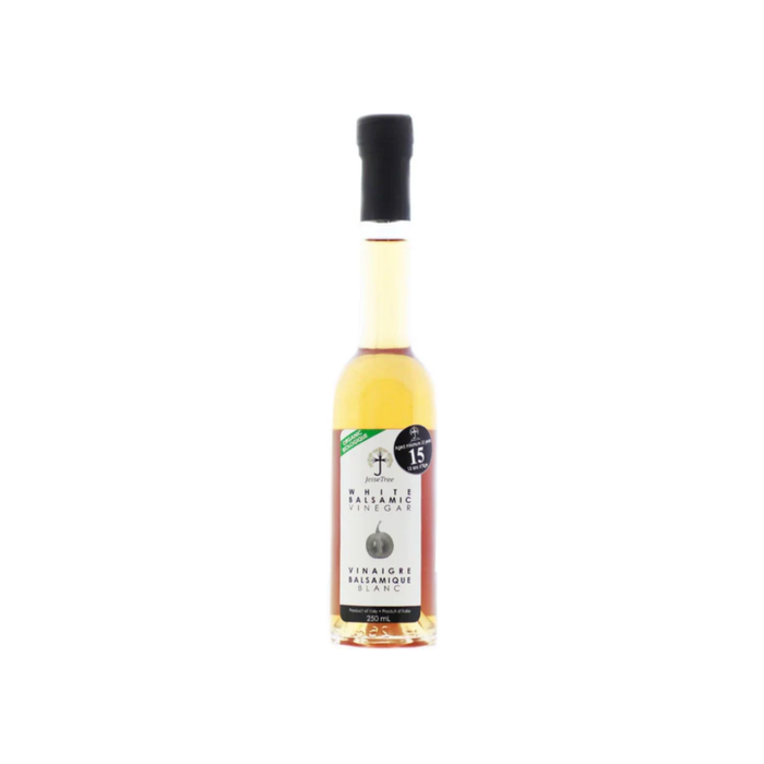 Jesse Tree Organic White Balsamic Vinegar Aged 15 Years (6 x 250 mL)