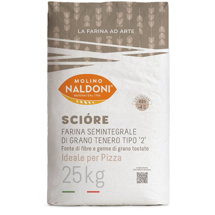 Molino Naldoni Sciore Type '2' Line Flour  ( 1 Bag  X 25 Kg )