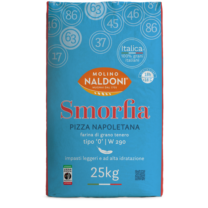 Molino Naldoni Smorfia Pizza "0" Flour (1x25kg)