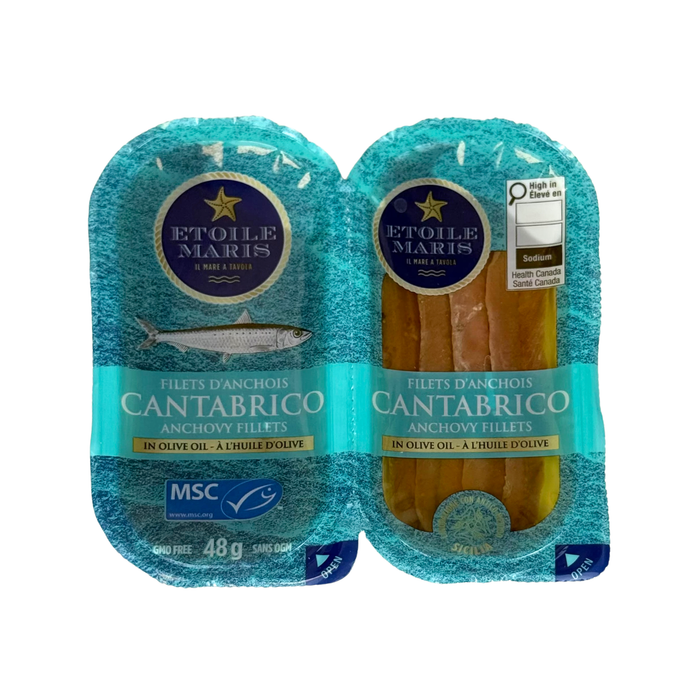 Etoile Maris Anchovy Fillets in Tray (15 x 48 g)
