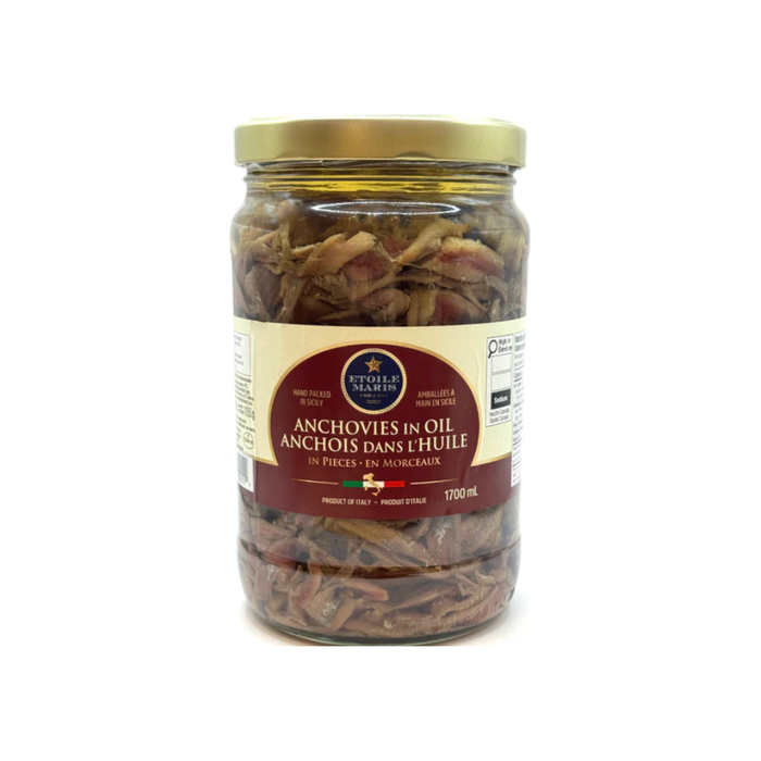 Etoile Maris Anchovies in Oil (6 x 1.7 kg)