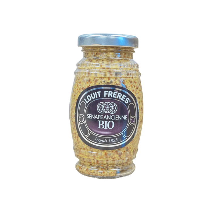 Louit Frères Organic Ancienne Mustard (6 x 130 g)
