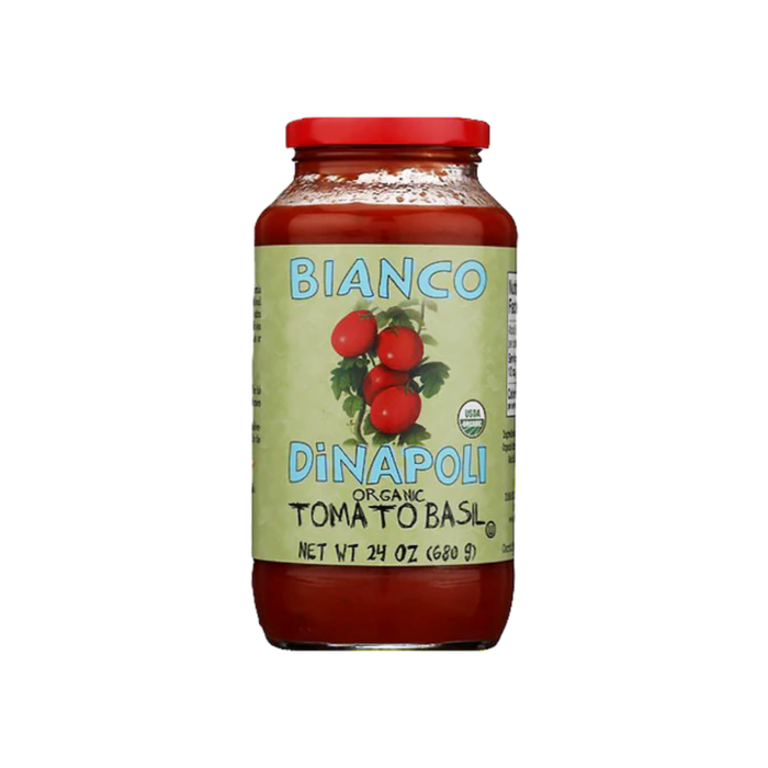 Bianco DiNapoli Organic Tomato Basil Sauce (6 x 680 g)