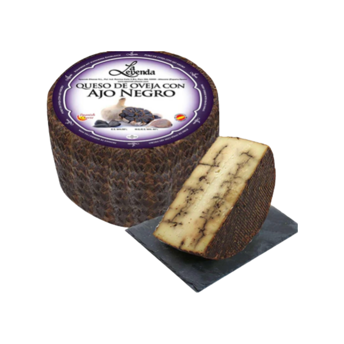 Black Garlic Manchego-Style Cheese (2 x 3.4 kg)