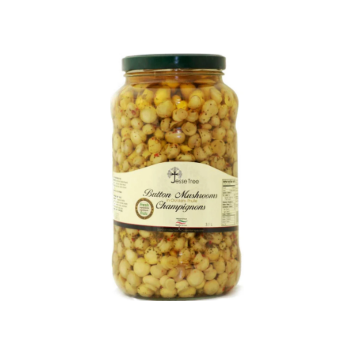 Jesse Tree Button Mushrooms in Oil (4 x 3.1 L)