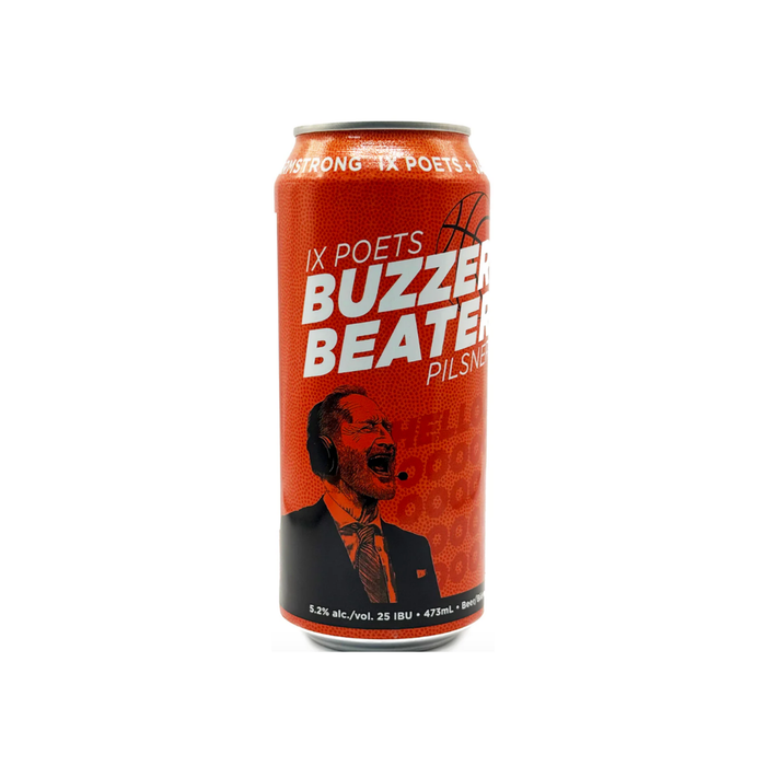 IX Poets Buzzer Beater Pilsner (24 x 473 mL)