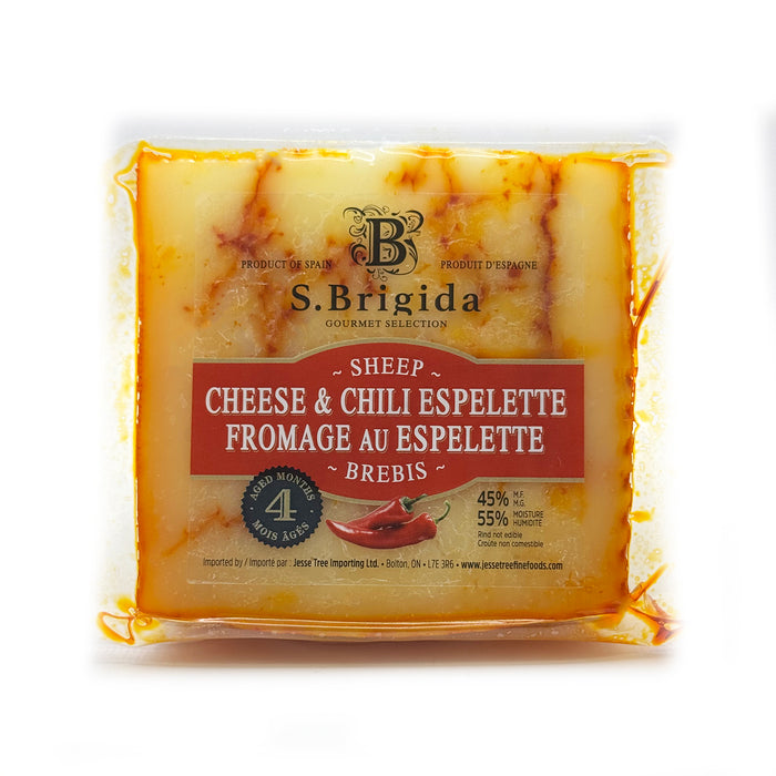 S. Brigida Spicy Manchego Sheep Cheese Wedges ( 150 G X 14 )