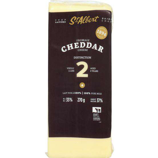 Distinction Cheddar 2-year aged White Cheese (12x270g)