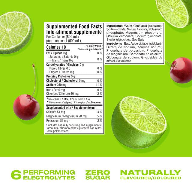 Cherry Lime Sports Hydration Drink (12x500mL)