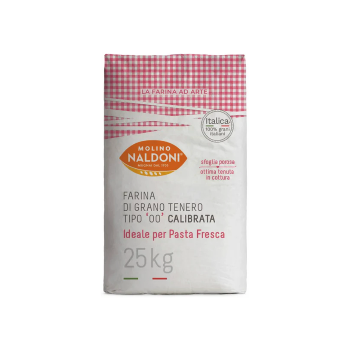 Molino Naldoni Ideal For Fresh Pasta Calibrata Type '00'  (1 x 25 kg)