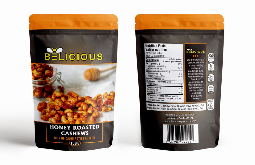 Honey Roasted Cashews (12x150g)