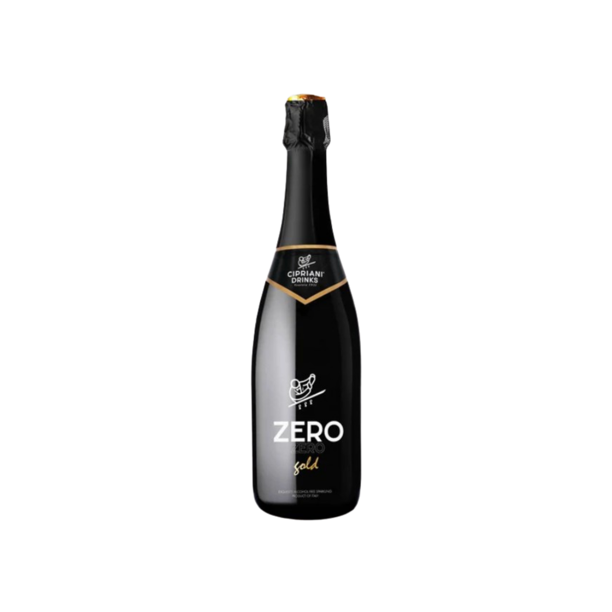 Cipriani Zero Zero Gold Alcohol-Free Sparkling Wine (6 x 750 mL