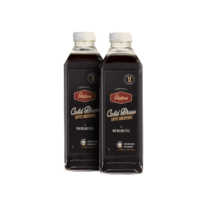 Station New Orleans Style Cold Brew Coffee Concentrate (12 x 1 L)