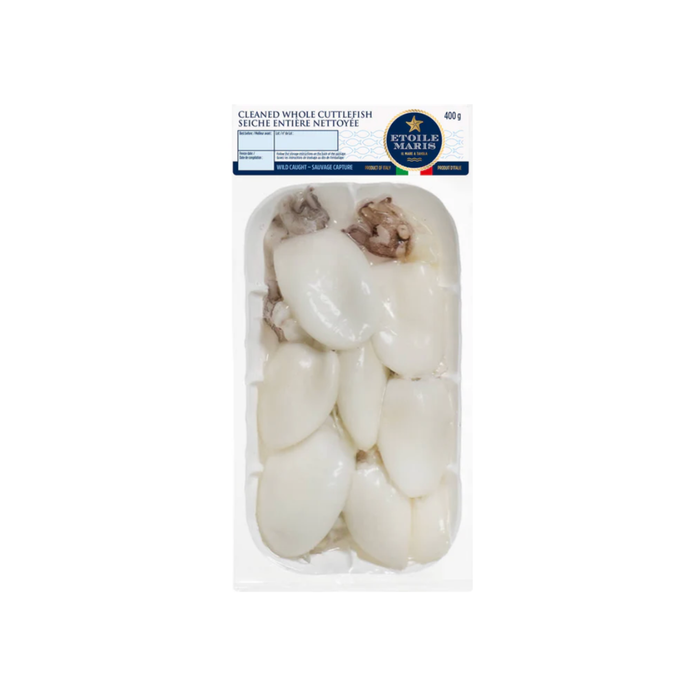 Etoile Maris Cleaned Whole Cuttlefish (12 x 400 g)