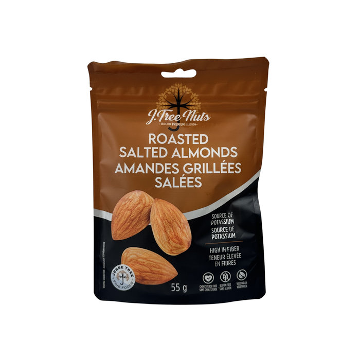 Jesse Tree Dry Roasted Salted Almonds (15 x 55 g)