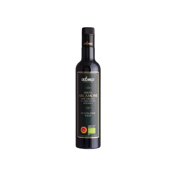 DeCarlo Tenuta Arcamone Organic Extra Virgin Olive Oil (6 x 500 mL)