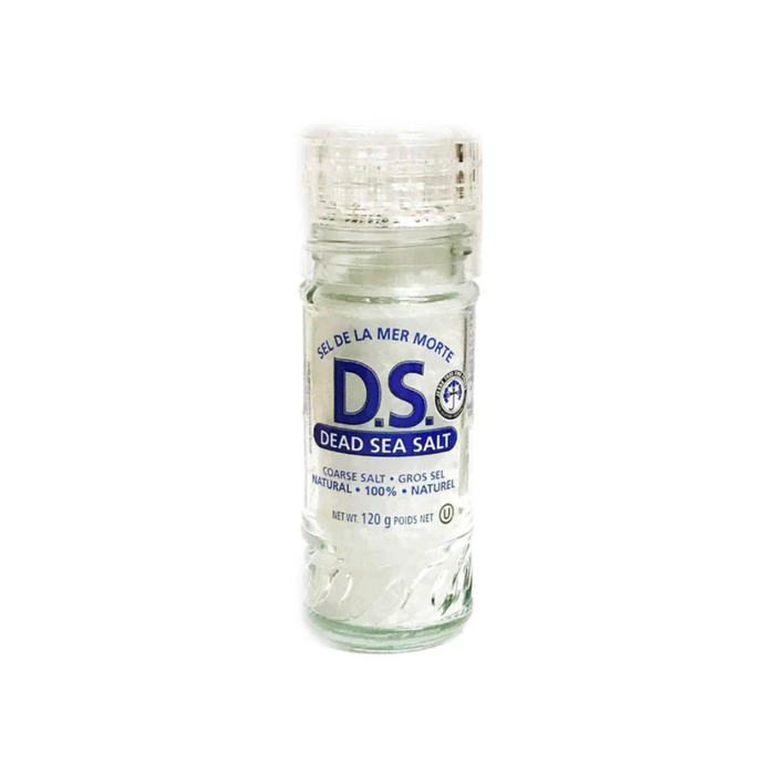 Jesse Tree Dead Sea Salt Coarse in Glass Grinder (20 x 120 g)