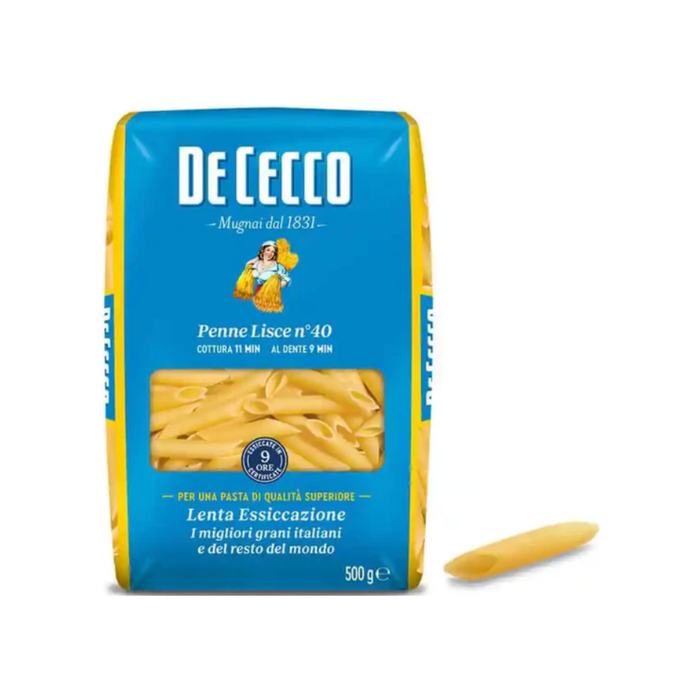 De Cecco Penne Lisce n° 40 (24 x 500 g)