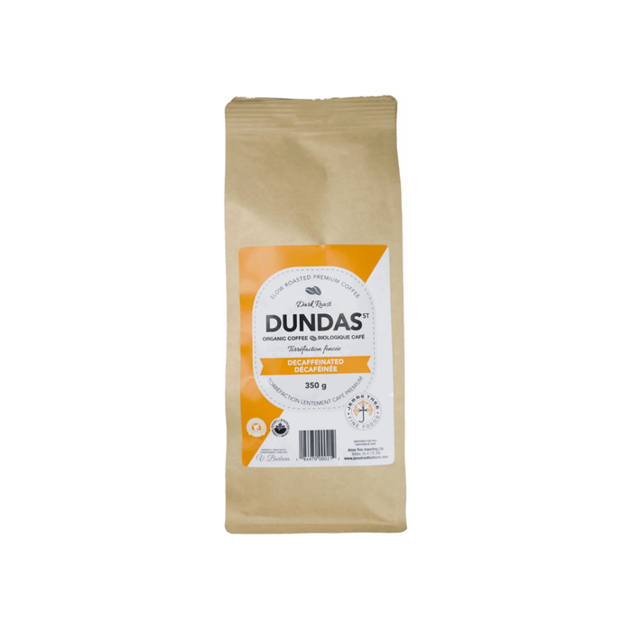 Jesse Tree Dundas St. Organic Decaffeinated Coffee (10 x 350 g)