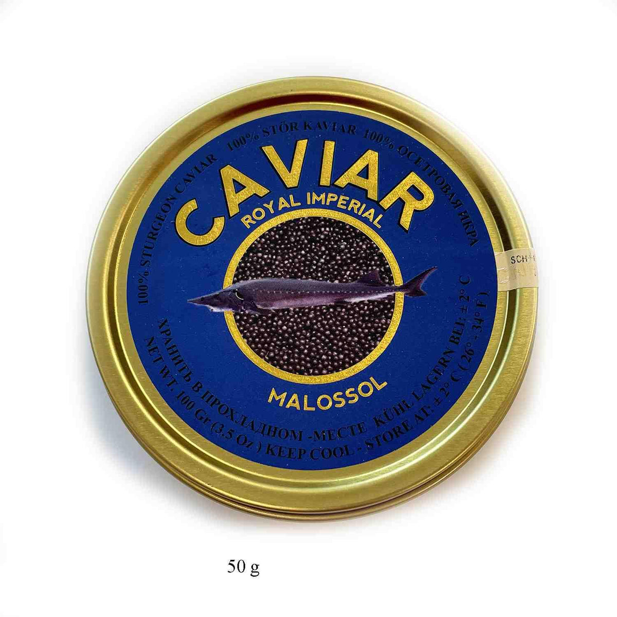 Lightly Salted Kaluga Sturgeon Caviar (1x50g) — Jesse Tree Fine Foods