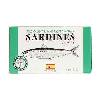 Sardines Fillets in Extra Virgin Olive Oil (12x120g)