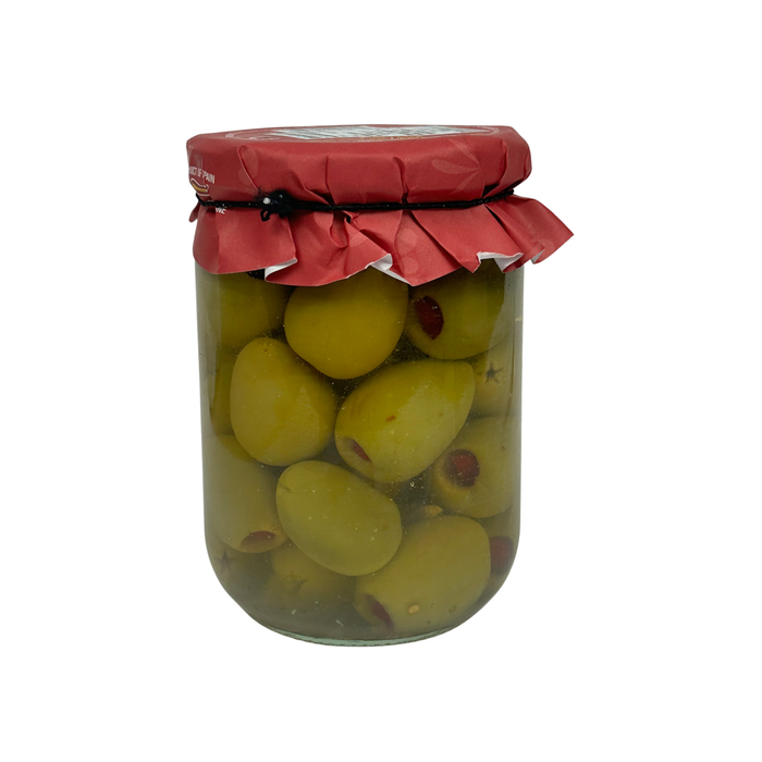 Jesse Tree Spanish Fiery Hot Piri Piri-Stuffed Olives (12 x 580 mL)